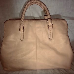 Elliot Lucca cream leather tote